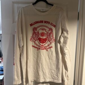 Billionaire Boys Club White Long Sleeve with Graphic